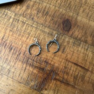 Cute rhinestone hoops